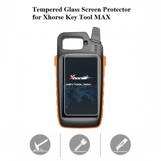 Tempered Glass Screen Protector for Xhorse VVDI Key Tool Max - Click Image to Close